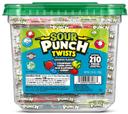Sour Punch Twists 4 Flavors Candy, 2.59 Pound Jar -- 6 per case