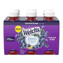 Welchs Zero Sugar Concord Grape Drink, 10 Ounce - 24 per case