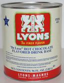 Lyons Deluxe Hot Chocolate Drink Base, Number 10 Can -- 6 per case