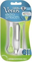 Venus Elastomer Handle Extra Smooth Disposable Razor -- 8 per case.