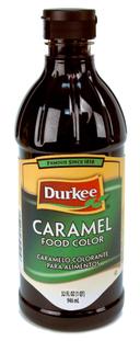 Durkee Caramel Food Color, 6 Bottles Per Case, 32 Ounces Per Bottle.