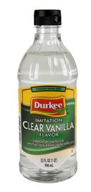 Durkee Clear Imitation Vanilla Flavor - 32 oz. bottle, 6 per case
