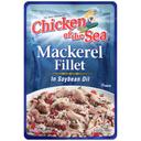 Chicken of the Sea Mackerel Fillet in Soybean Oil, 3.53 Ounce Pouch -- 24 per case.