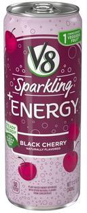 V8 Sparkling Black Cherry Energy Drink, 11.5 Fluid Ounce -- 12 per case