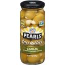 Pearls Garlic Stuffed Queen Olives, 7 Ounce -- 6 per case.