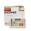 Chicopee Chix 3000 Light Duty Green Wavy Line Food Service Cleaning Towel - 500 per case