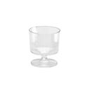 WNA Classicware Clear Polystyrene Wine/Liqueur Pedestal Tumbler, 2 Ounce -- 240 per case.