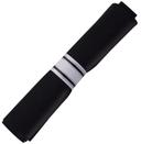 WNA Reflections Fork Knife Teaspoon Black Napkin Roll -- 120 per case.