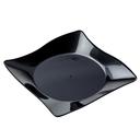 WNA Petites Black Square Plate, 4 inch -- 200 per case.