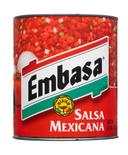 Embasa Mexican Medium Salsa Can, 10 Can -- 6 Case