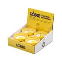 Lodge Silicone Egg Ring with Stainless Steel Handle, 12 count