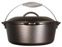 Lodge Preseasoned Cast Iron Dutch Oven, 5 Quart.