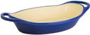 Lodge Indigo Enameled Oval Casserole Dish, 2 Quart