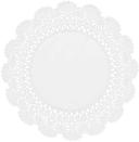 Brooklace White Cambridge Paper Doily, 12 inch -- 4000 per case.