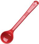 Carlisle Measure Miser Red Solid Long Handle Spoon, 2 Ounce -- 12 per case