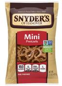 Snyders of Hanover Mini Pretzel, 1.5 Ounce -- 60 per case.