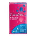 Carefree Acti Fresh Unscented Pantiliner - 60 count per pack -- 8 packs per case