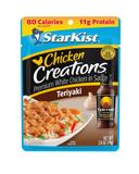 Starkist Chicken Creations White Chicken in Teriyaki Sauce, 2.6 Ounce -- 12 per case