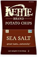 Kettle Foods Sea Salt Potato Chips, 13 Ounce -- 9 per case.