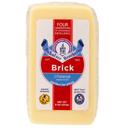 Buholzer Brothers Mellow and Rich Brick Cheese Chunk, 8 Ounce -- 12 per case