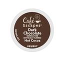 Cafe Escapes Dark Chocolate Cocoa K-Cup Pod, 24 count -- 4 per case