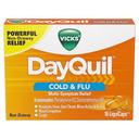 Vicks Dayquil Cold and Flu Relief Liquicaps - 16 count per pack -- 24 packs per case