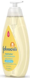 Johnsons Baby Head To Toe Wash and Shampoo, 27.1 Fluid Ounce -- 12 per case.