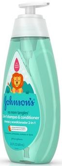 Johnson and Johnson No More Tangles 2-In-1 Shampoo/Conditioner, 20.3 Fluid Ounce -- 12 per case.