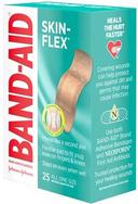 Band Aid Skin Flex All One Size Adhesive Bandage, 25 count per pack -- 24 per case.