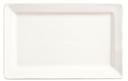 World Tableware Slate Collection Porcelain Ultra Bright White Rectangular Plate, 11 x 7 inch -- 12 per case