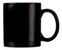 World Tableware Colored Slate Collection Porcelain Black Mug, 12 Ounce -- 12 per case.