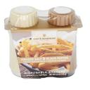 Chefs Seasoning Salt and Pepper Disposable Shaker, 5.5 Ounce -- 12 per case.