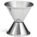 Tablecraft Stainless Steel Jigger with Capacity Stamping, 1/2 x 1 Ounce Capacity -- 6 per case
