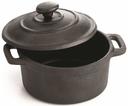Tablecraft Cast Iron Casserole with Lid, 3.625 inch Dia -- 4 per case