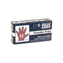 Valugards Powder Free Medium Vinyl Gloves - 100 count per pack -- 10 packs per case