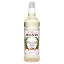 Monin Pure Cane Flavor Syrup, 1 Liter -- 4 per case.