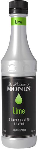 Monin Lime Concentrated Flavor, 375 Milliliter -- 4 per case.