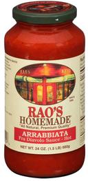 Raos Homemade Arrabbiata Sauce, 24 Ounce -- 12 per case