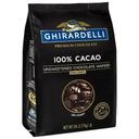 Ghirardelli 100 Percent Unsweetened Chocolate Wafer, 80 Ounce -- 2 per case