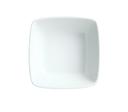 Syracuse China Chefs Selection Reflection Aluma White Square Bowl, 23 Ounce -- 24 per case.