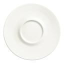 Syracuse China Slenda Saucer, 5 1/8 inch -- 36 per case.