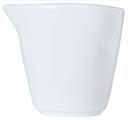 Syracuse China Aluma White Reflections Creamer, 3 Ounce -- 24 per case.