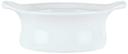 Syracuse China Chefs Selection Aluma White Small Casserole with Side Handle, 9 Ounce -- 24 per case.
