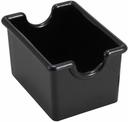 Winco Plastic Black Sugar Packet Holder, 3 1/2 x 2 1/2 x 2 inch -- 72 per case