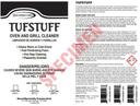 Tufstuff Caustic Thick Oven and Grill Cleaner, 144 Ounce -- 4 per case.