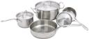 Winco Stainless Steel 7 Piece Cookware Set -- 2 set per case