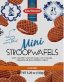 Daelmans Caramel Mini Stroopwafel, 5.29 Ounce Pouch -- 10 per case.