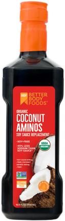 Betterbody Foods Organic Coconut Aminos, 16.9 Fluid Ounce -- 6 per case