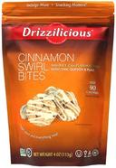 Drizzilicious Mini Rice Crisp Cinnamon Swirl Bites, 4 Ounce -- 6 per case