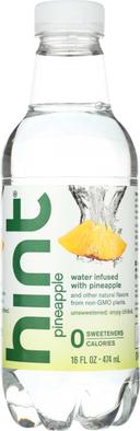 Hint Pineapple Infused Water, 16 Fluid Ounce -- 12 per case